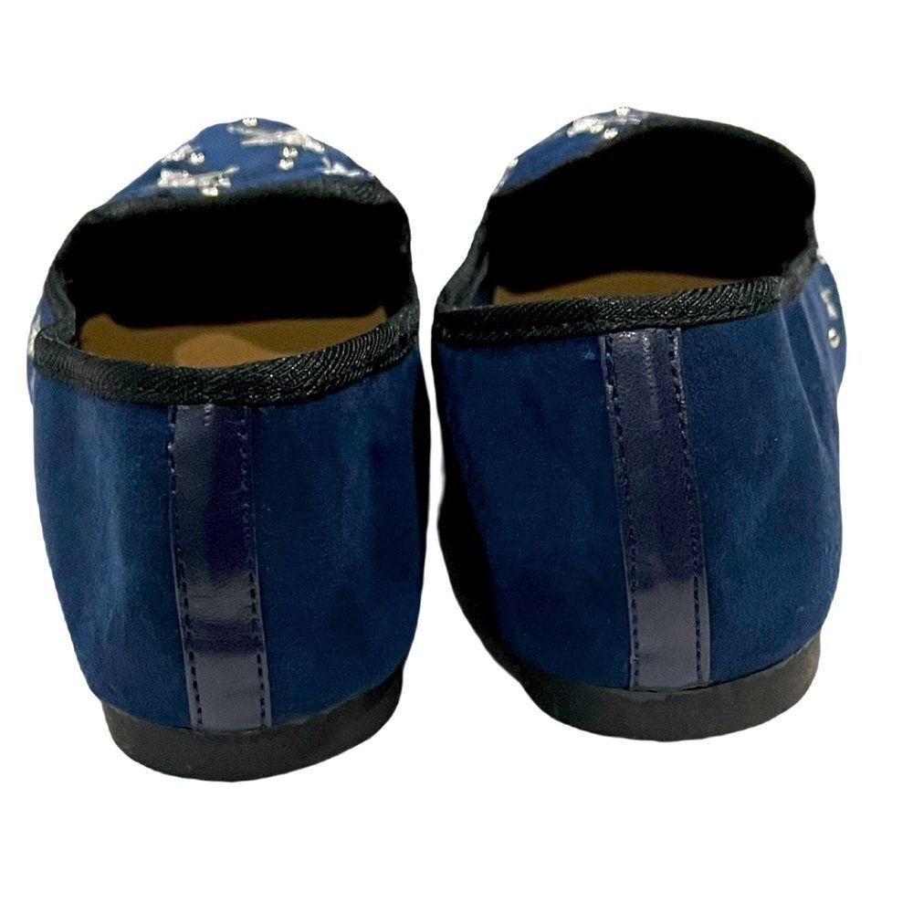 Mixit Velvet Embroidered Flats - Picture 11 of 14